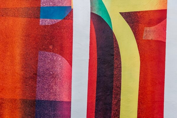 white and red textile